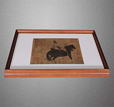 鲅鱼圈书画装裱配框服务案例